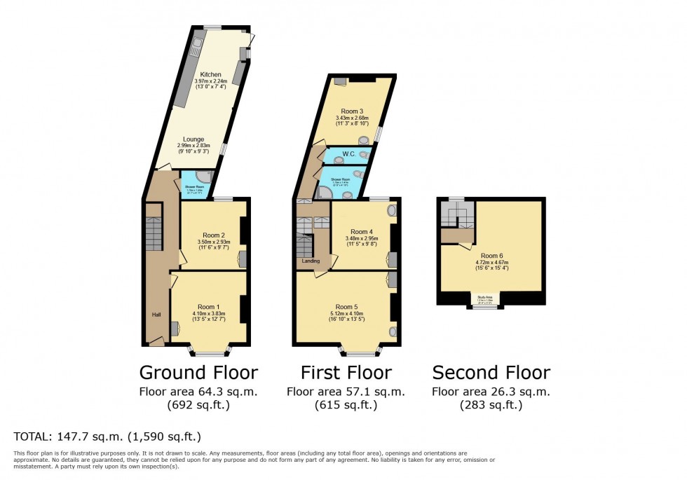 Floorplan for St. Helens Road, Central Swansea, Swansea