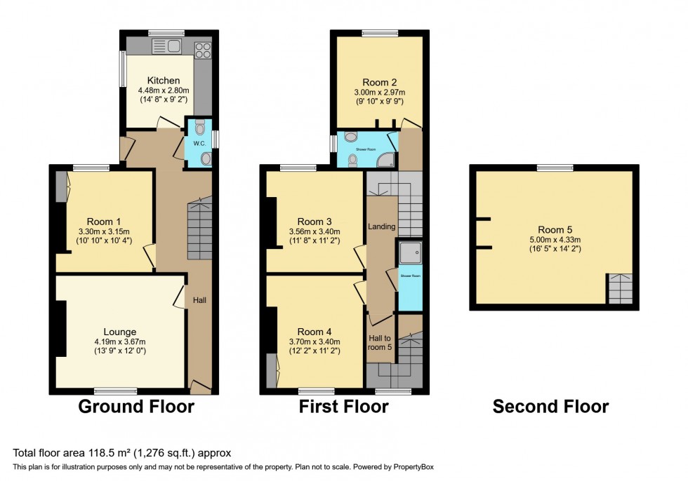 Floorplan for Brunswick Street, Central Swansea, Swansea