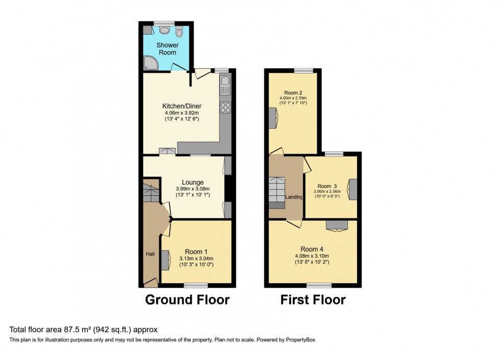 Floorplan for Miers Street, St Thomas, Swansea