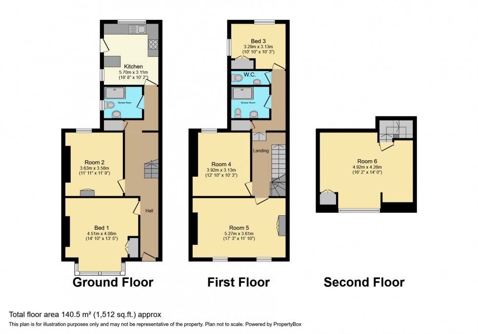 Floorplan for Westbury Street, Central Swansea, Swansea