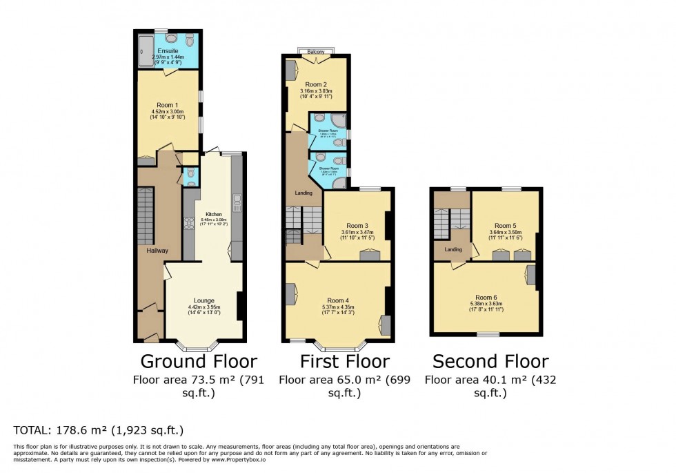 Floorplan for Gwydr Crescent, Uplands, Swansea