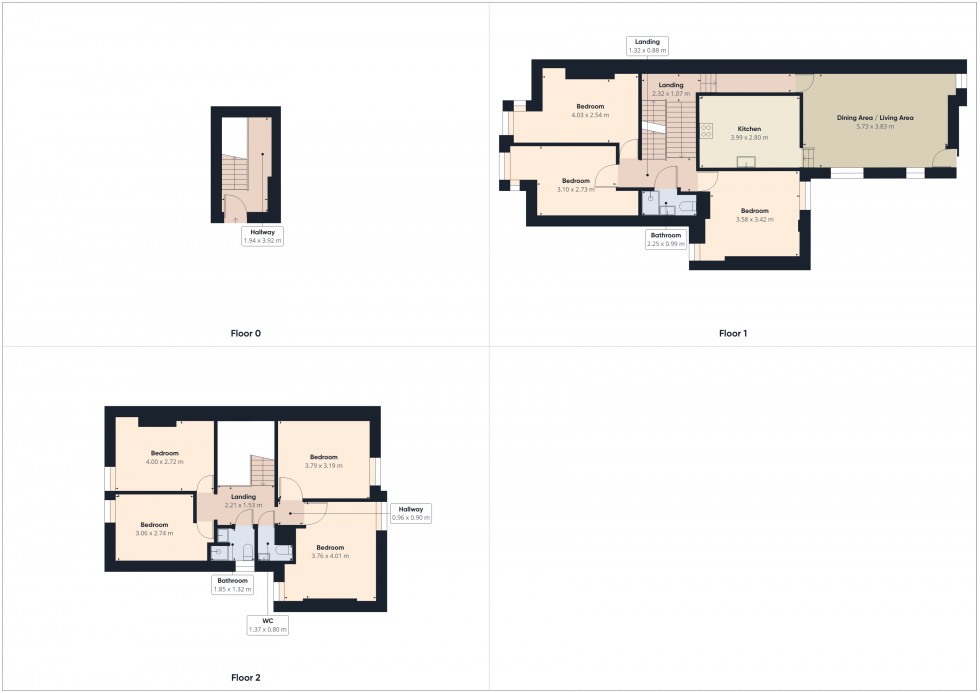 Floorplan for 38 St James Crescent, Uplands, Swansea