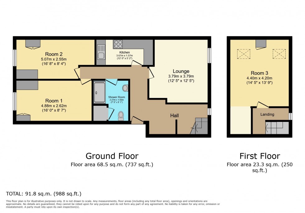 Floorplan for St. Helens Road, Central Swansea, Swansea