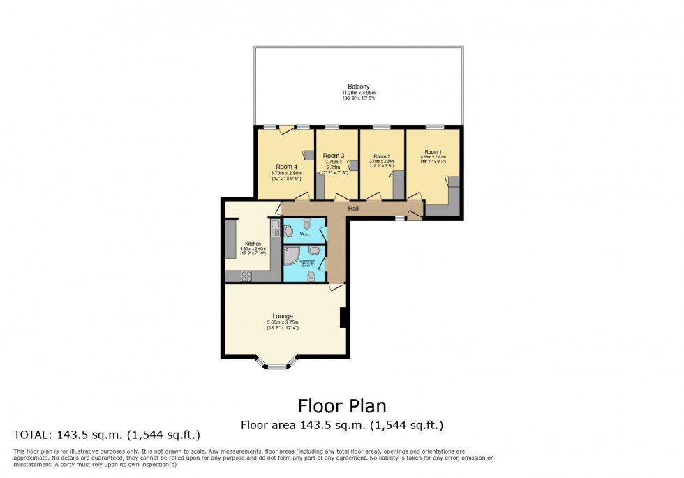 Floorplan for St. Helens Road, Central Swansea, Swansea
