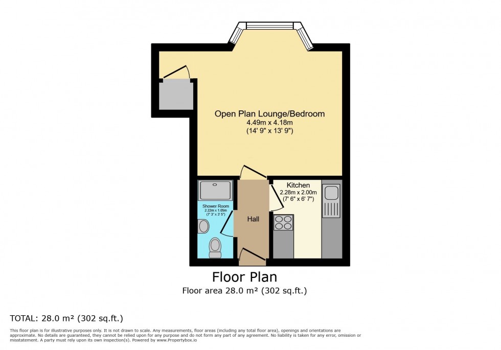 Floorplan for St. Helens Road, Central Swansea, Swansea