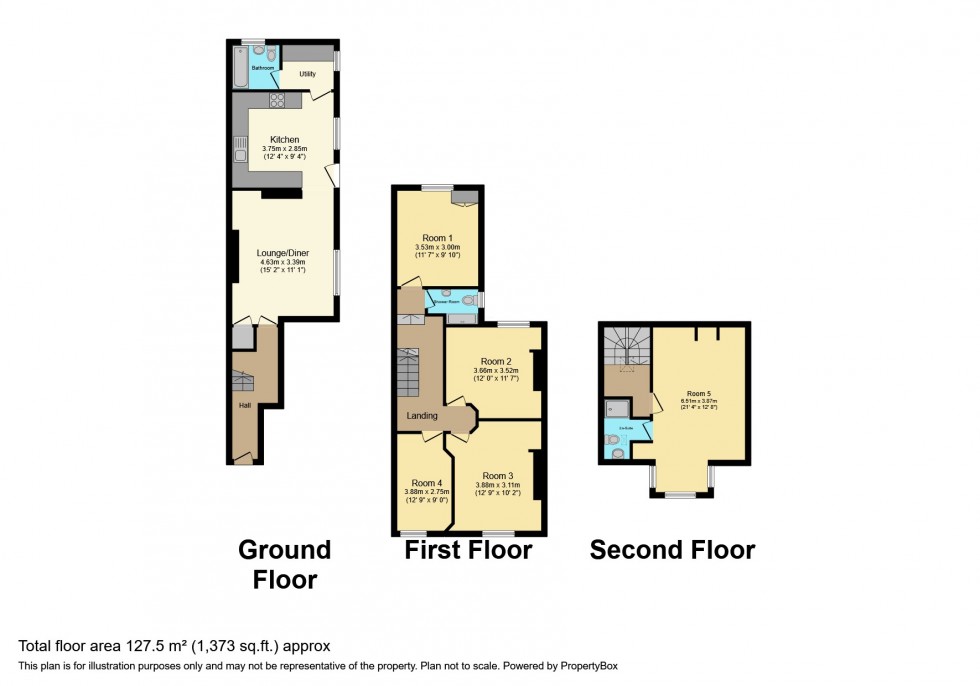 Floorplan for Walter Road, Central Swansea, Swansea