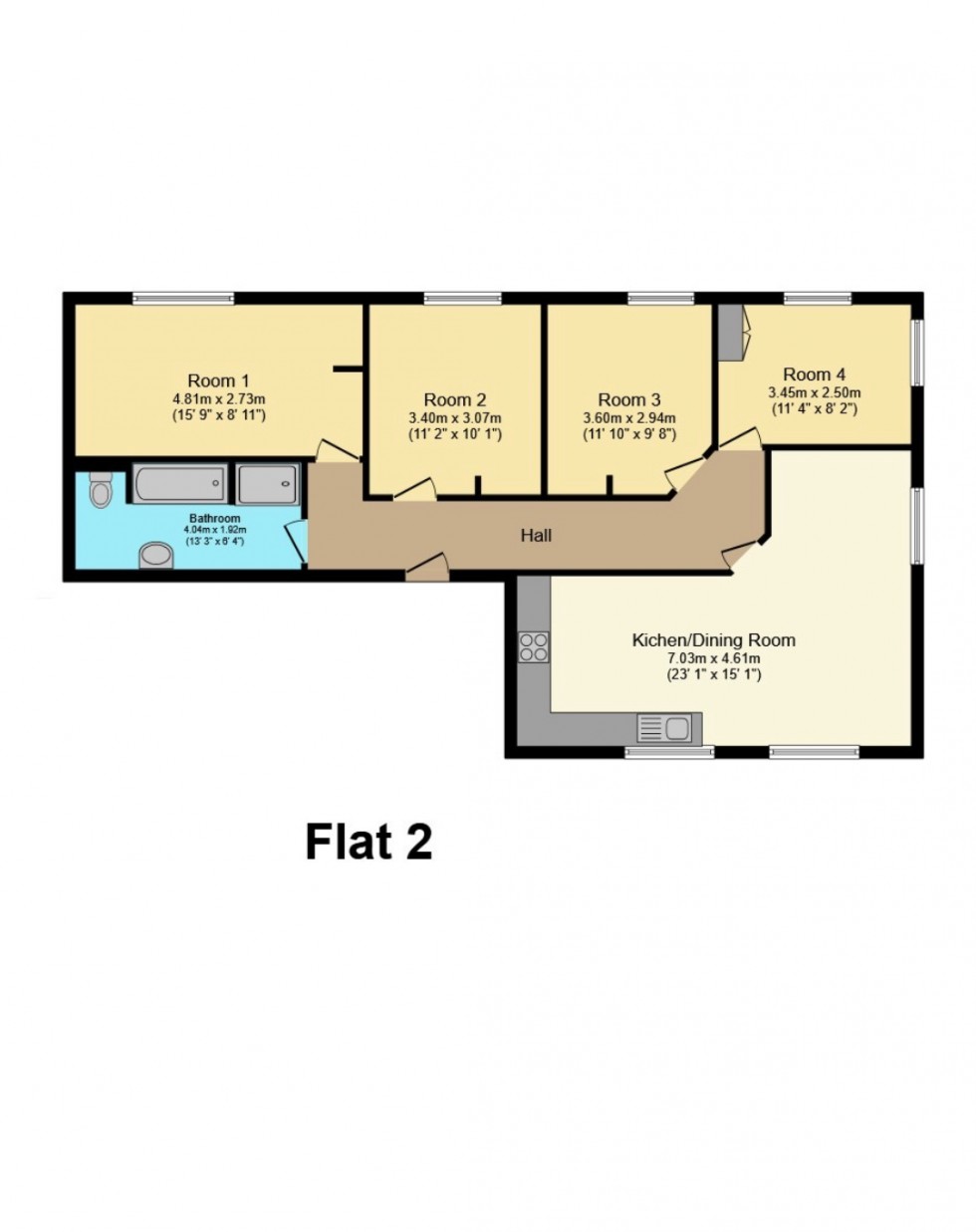 Floorplan for Guildhall Road South, Brynmill, Swansea